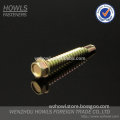 High quality indent drilling screw din7504 hex washer head screw